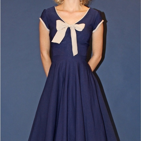 Stop Staring! Awesome Belinda Swing Dress,Navy, Sold-Out On-Line/Compare! Size S - Picture 5 of 13